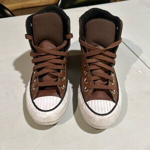 Kids Size 3.5 Faux Leather Converse Chuck Taylor All Star Berkshire Boots